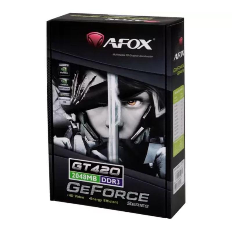 Placa de Vídeo NVIDIA GeForce GT420 4GB DDR3 128 Bits Espelho Low